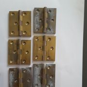 Lot de charnières en laiton 