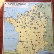Carte scolaire ancienne 