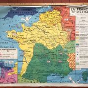 Carte scolaire ancienne 