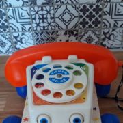 Jouet vintage téléphone fisher price 1961