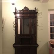 Vestiaire en noyer fin 19è