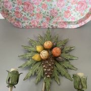 Applique luminaire fruits vintage 