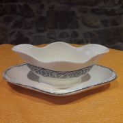 Saucière porcelaine  style anglais