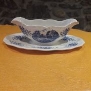 saucière en porcelaine de Sarreguemines
