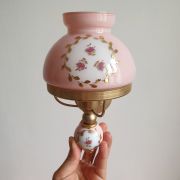 Applique en opaline rose