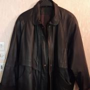 Manteau en cuir