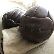 Ballon de décoration cuir vintage