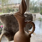 Vintage pichet et tasses à liqueur vieux grès 