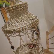 Suspension coquillage vintage