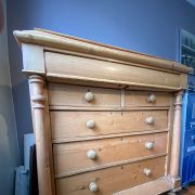 Commode anglaise 19e pin 