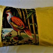 Coussin vintage " faisan "