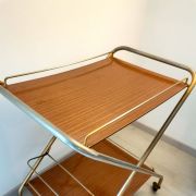 Desserte années 50 formica et chrome