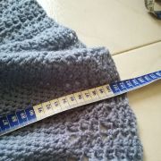 Plaid bébé circulaire crochet