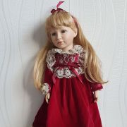 Ancienne poupée en porcelaine 39 cm