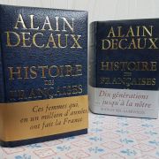 deux volumes d'Alain Decaux excellent état