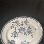 Plat Ovale Porcelaine TERRE DE FER - Marguerite