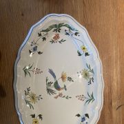 PLAT OVALE GIEN - Decors ANNAM