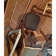 Fauteuil dentiste ancien avec le portique