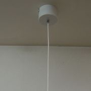 Suspension blanche en métal