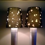 Lampes de table -brutaliste par Willy Luickx pour Auclair 