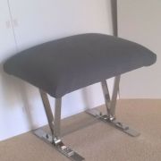 Tabouret ottoman design, vintage année 1970