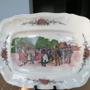 Grand plat rectangulaire Obernai Sarreguemines 