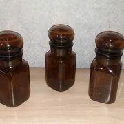 3 pots gravés jacques vabre et 2 pots gravés douwe egberts 