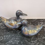 Canards boîte  en laiton 
