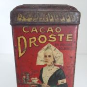 Petite boite tôle ancienne Cacao Droste