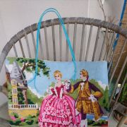 cabas canevas ancien