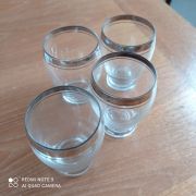Lot de 4 verres à cognac en cristal