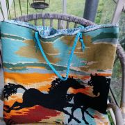 cabas canevas ancien