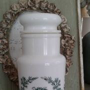 Grand pot vintage en opaline 