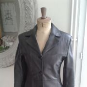 Veste en cuir souple