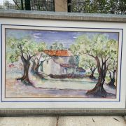 Aquarelle provençale Élisabeth Toulouse