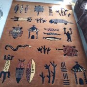 Serge LESAGE : beau tapis ethnique