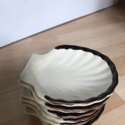 6 assiettes coquilles Saint-Jacques Emily Henry