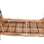 Lit d'enfant en fer forgé