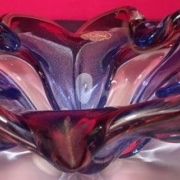 Coupe-vide poches verre de Murano, italie, 1960
