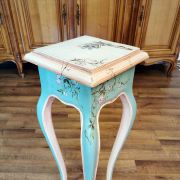 Petite table haute de décoration avec son miroir assorti