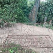 lit d’enfant fer forgé décoratif 