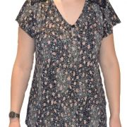 blouse vintage fleuri