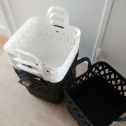 3+3 paniers noir et blanc – Neuf