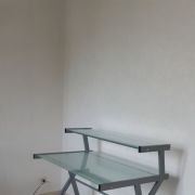 Bureau en verre trempé