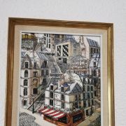 Tableau signé Michel J. 77