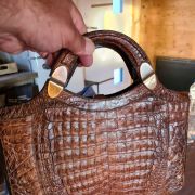 Sac à main de femme crocodile Vintage Très bonne éta année