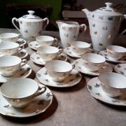 Ancien service à café porcelaine CB Cie