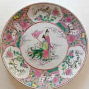 Plat asiatique, japonais, porcelaine, 36,5 cm