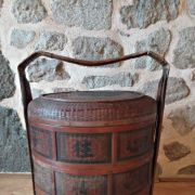Grand panier chinois, authentique 19e