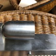 Appliques murale en acier finition Chrome satiné